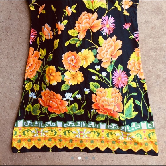 Vintage Late 60s Shift Dress - Picture 2 of 4